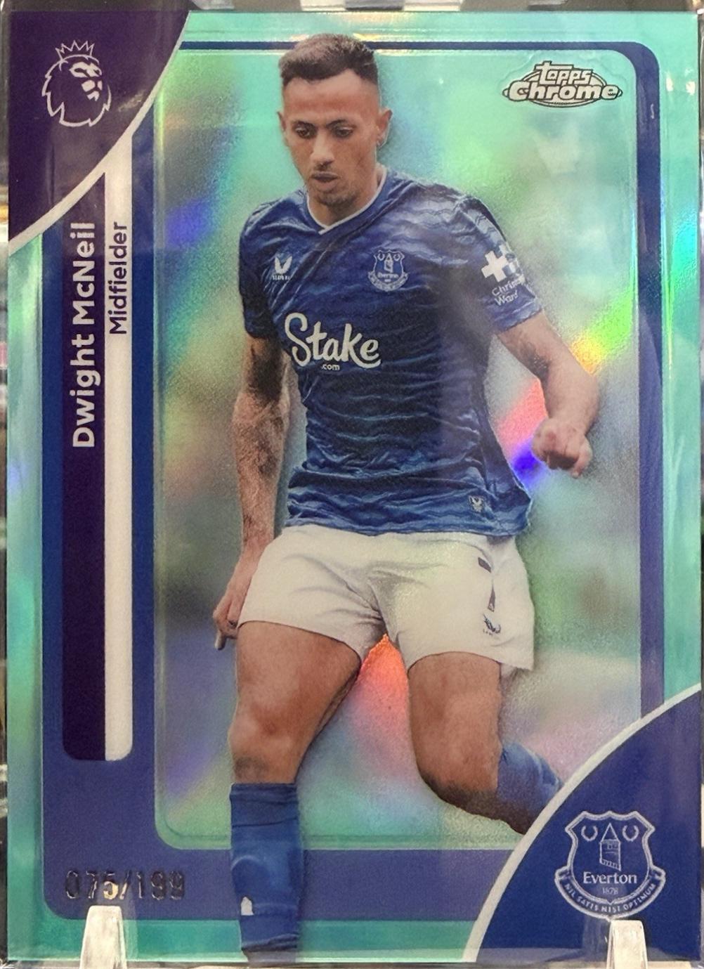 Dwight McNeil [Aqua Refractor] #83