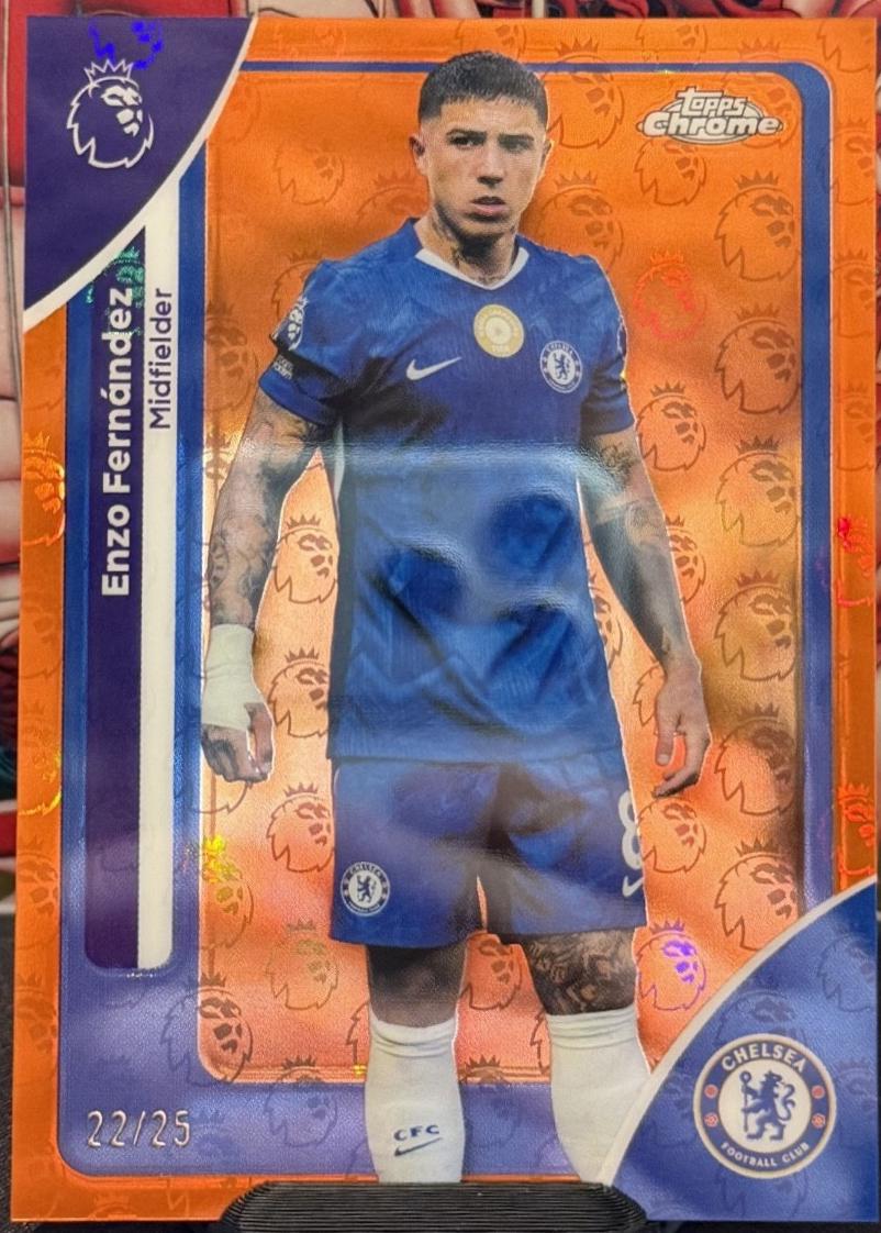 Enzo Fernandez [Orange Geometric] #66
