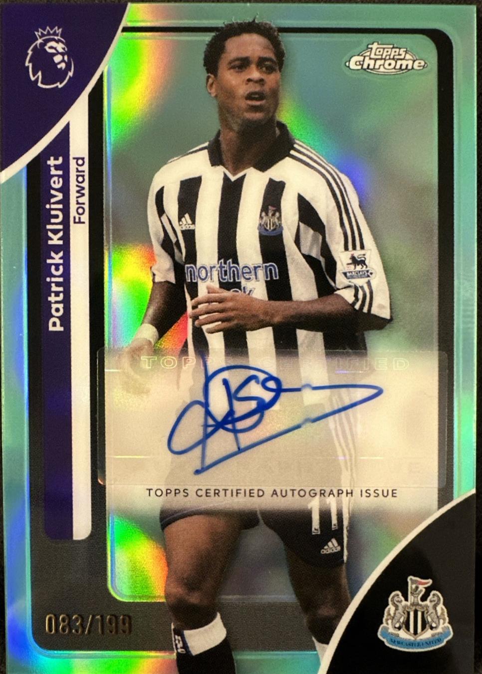 Justin Kluivert [Aqua Refractor] #1
