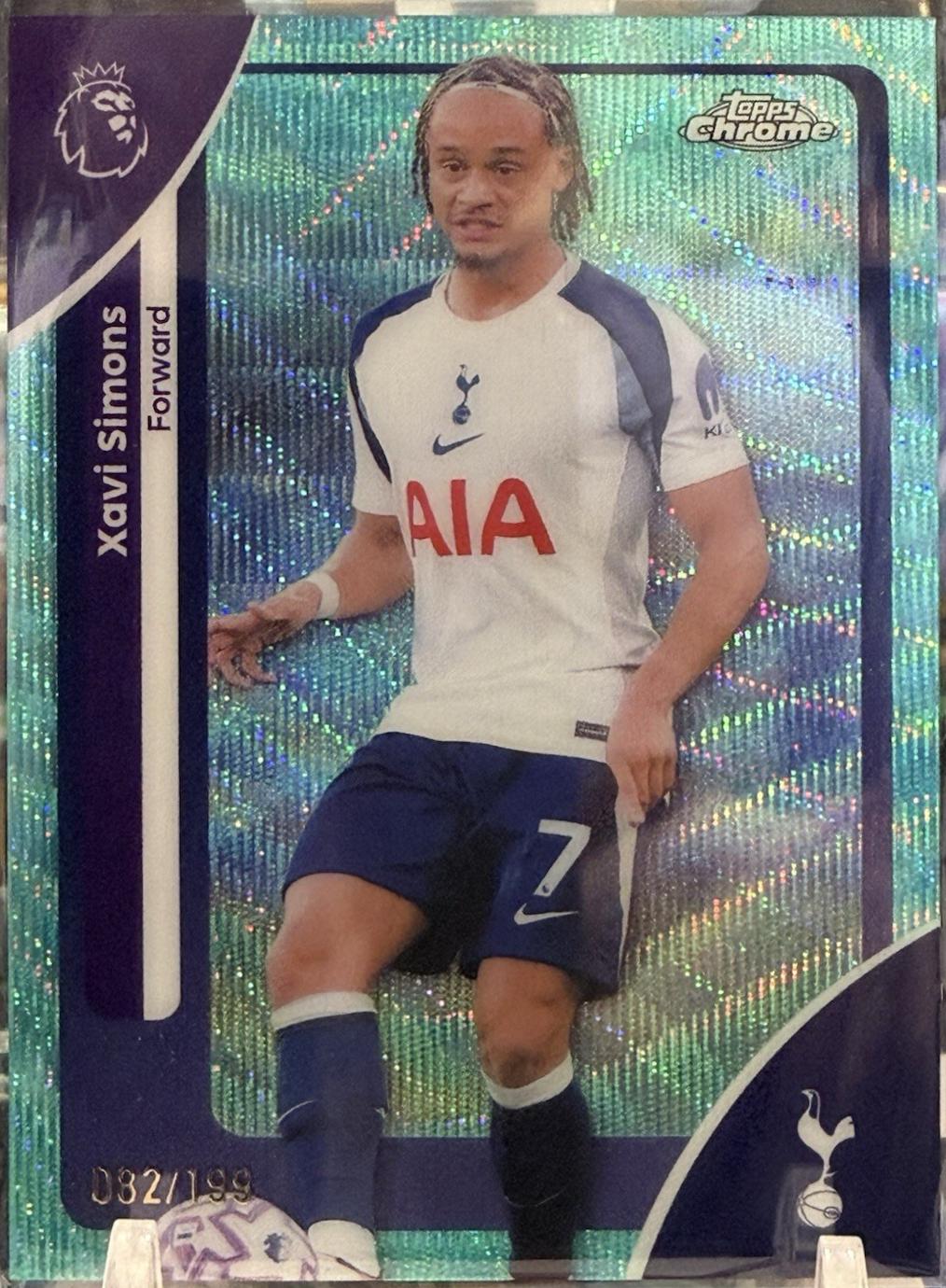 Xavi Simons [Aqua Wave Refractor] #175