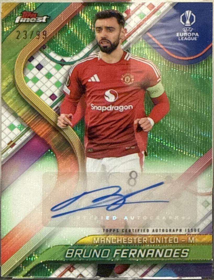 Bruno Fernandes [Neon Green Wave Refractor] #BA-BF