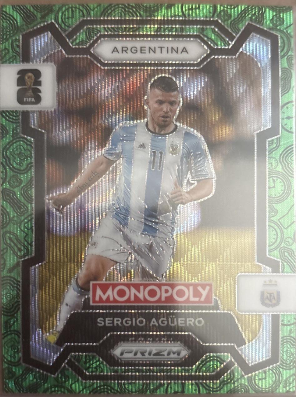 Sergio Aguero [Four Corners Green Wave] #6