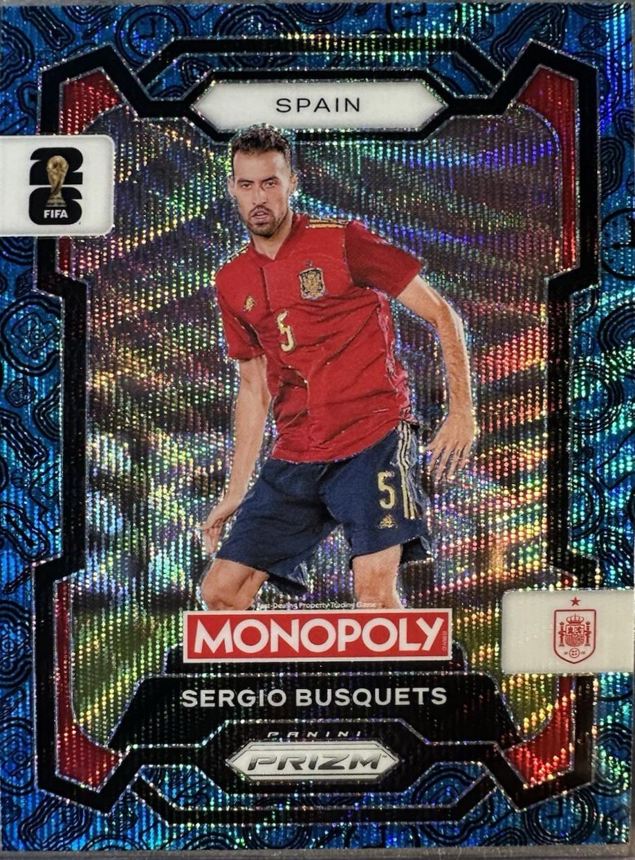 Sergio Busquets [Four Corners Blue Wave] #45