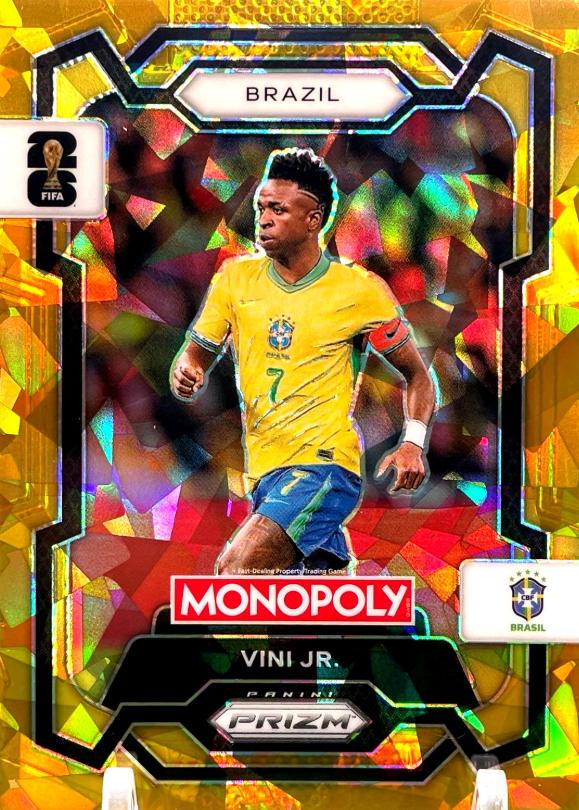 Vini Jr. [Gold Cracked Ice] #14