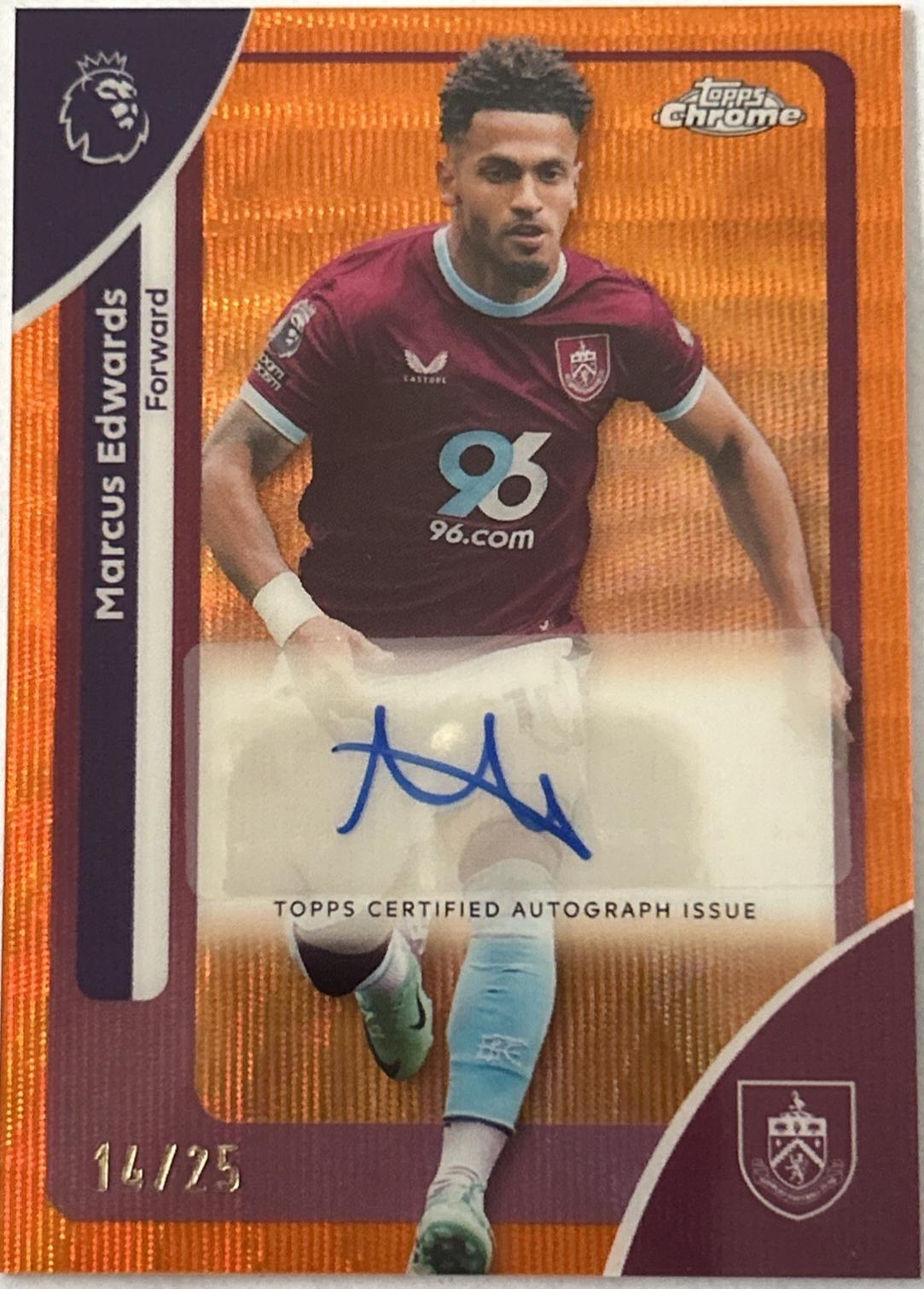 Marcus Edwards [Orange Wave Refractor] #CA-ME