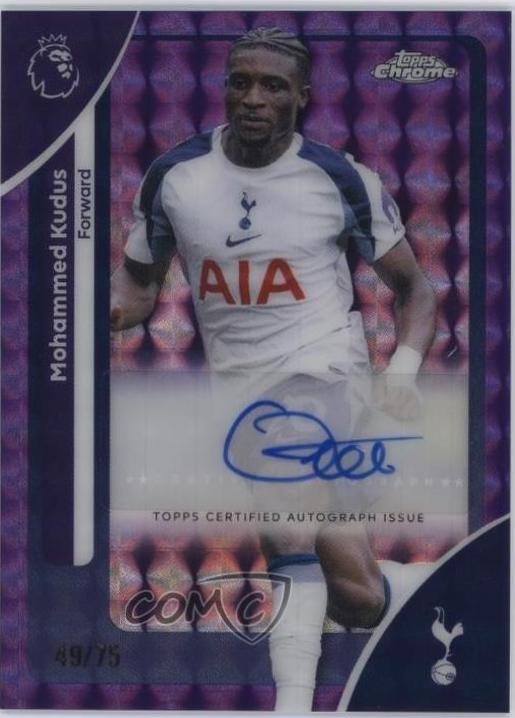 Mohammed Kudus [Purple Refractor] #CA-MK