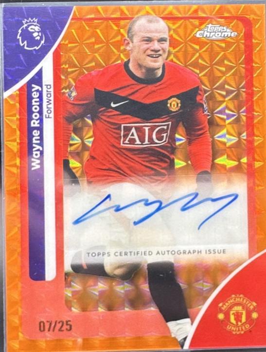 Wayne Rooney [Orange Geometric Refractor] #CA-WR