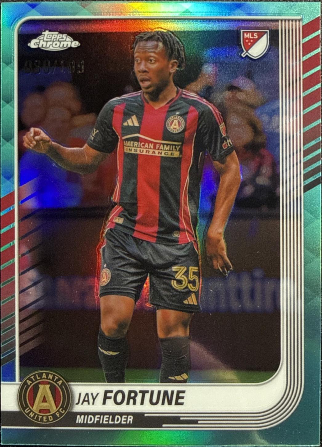 Jay Fortune [Aqua Refractor] #40