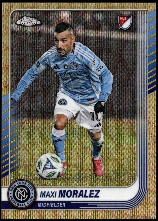 Maxi Moralez [Gold Wave Refractor] #112