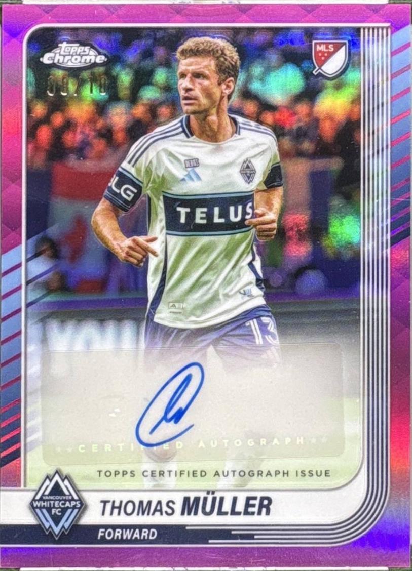 Thomas Muller [Pink X-Fractor] #CA-TM