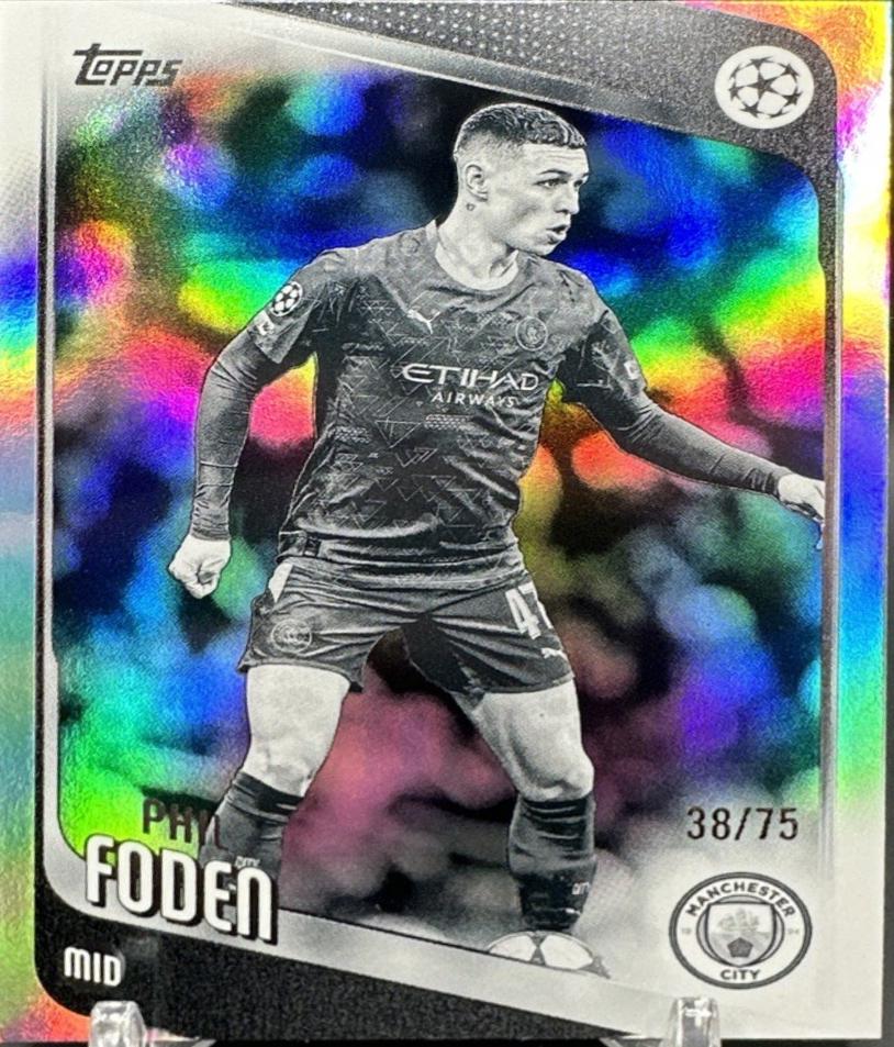 Phil Foden [Black White Foil] #103