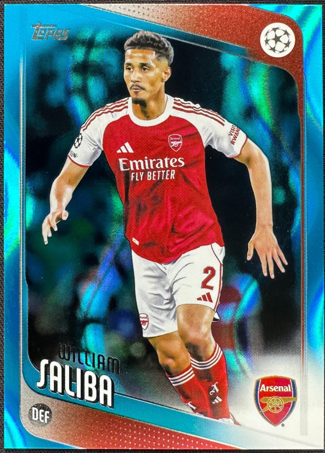 William Saliba [Neon Blue Flowfractor] #113