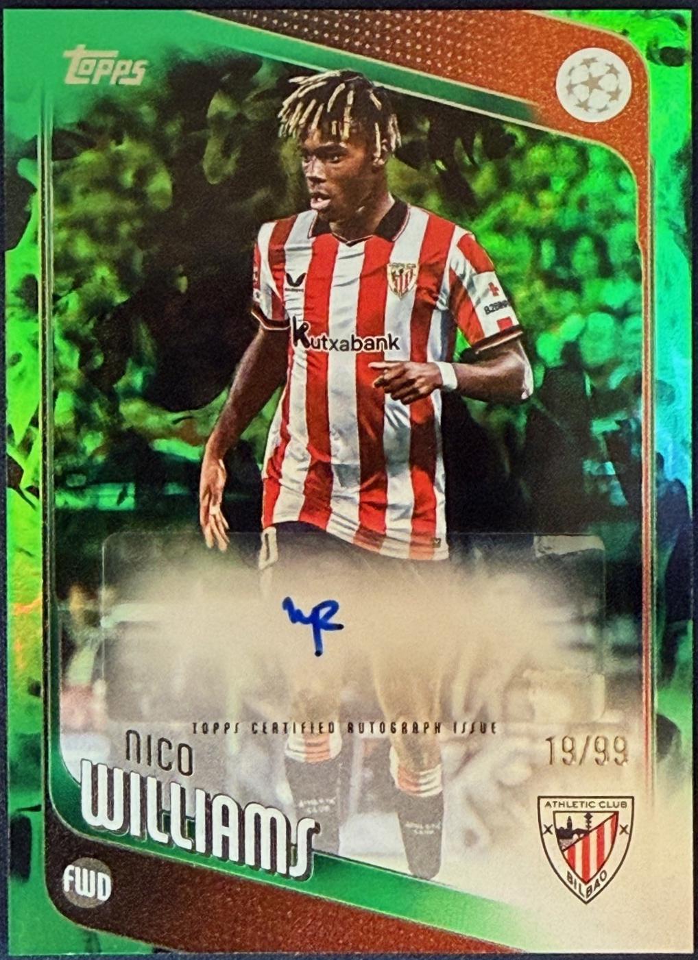 Nico Williams [Green Foil] #BA-NW