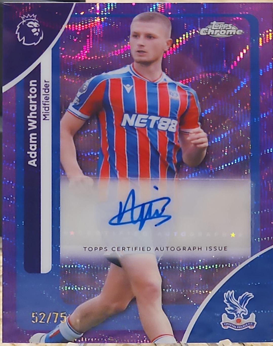 Adam Wharton [Purple Wave Refractor] #CA-WH