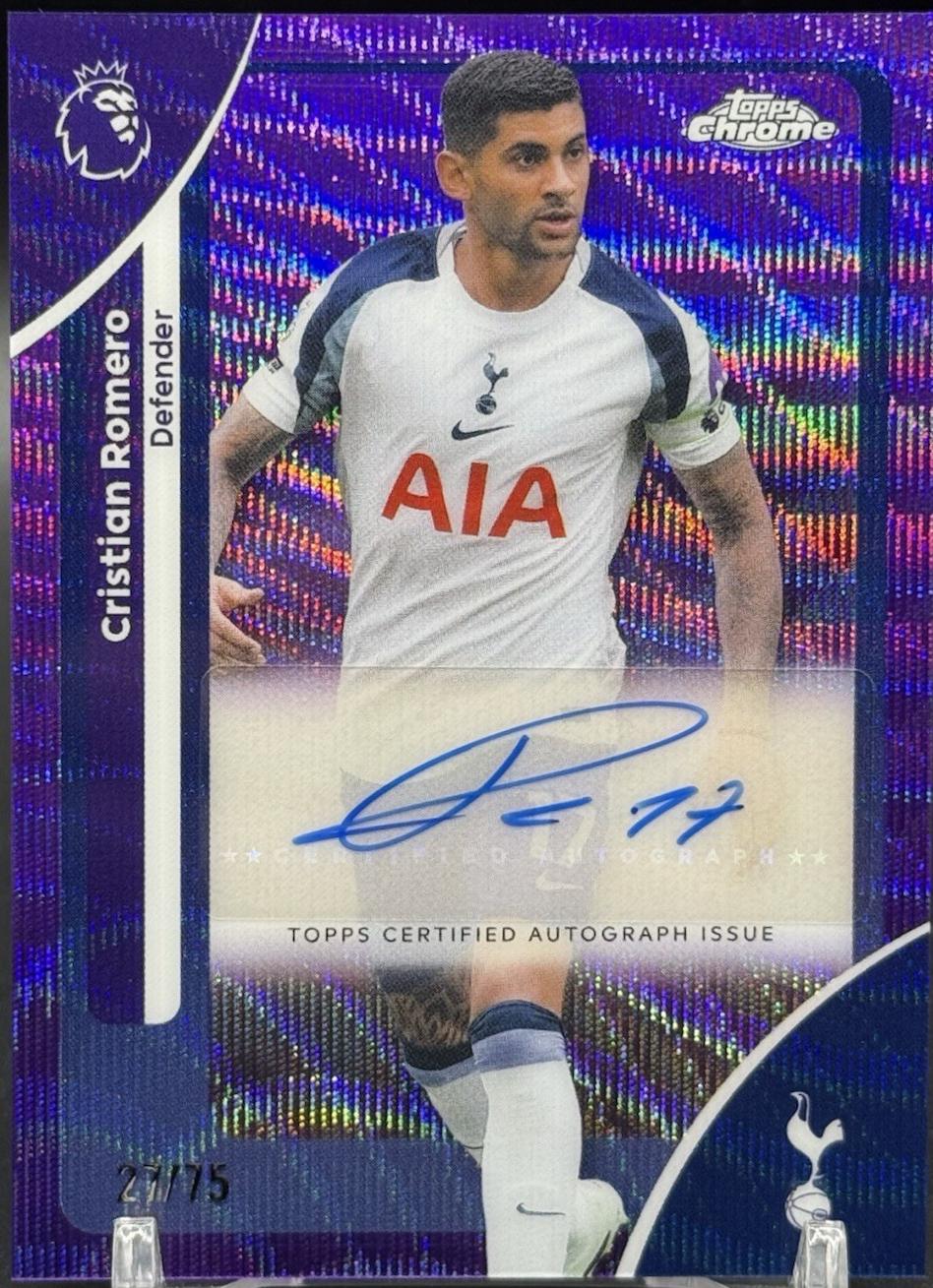 Cristian Romero [Purple Wave Refractor] #CA-ER