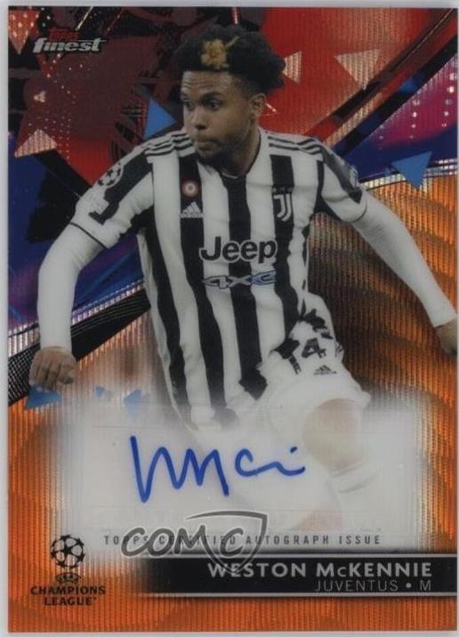 Weston Mckennie [Orange Wave] #BA-WM