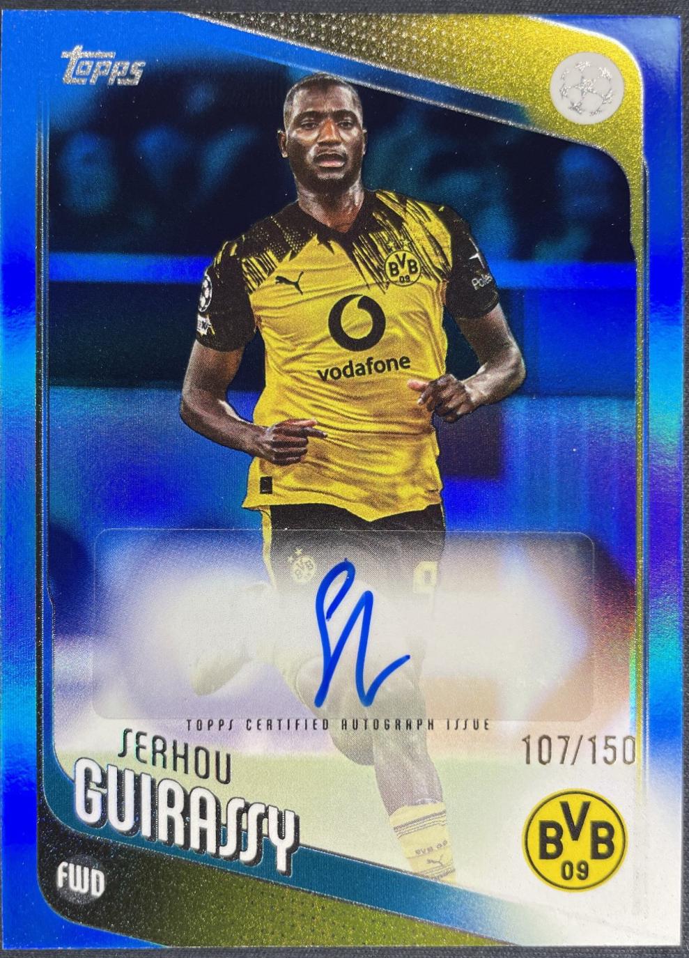 Serhou Guirassy [Blue Foil] #BA-SG