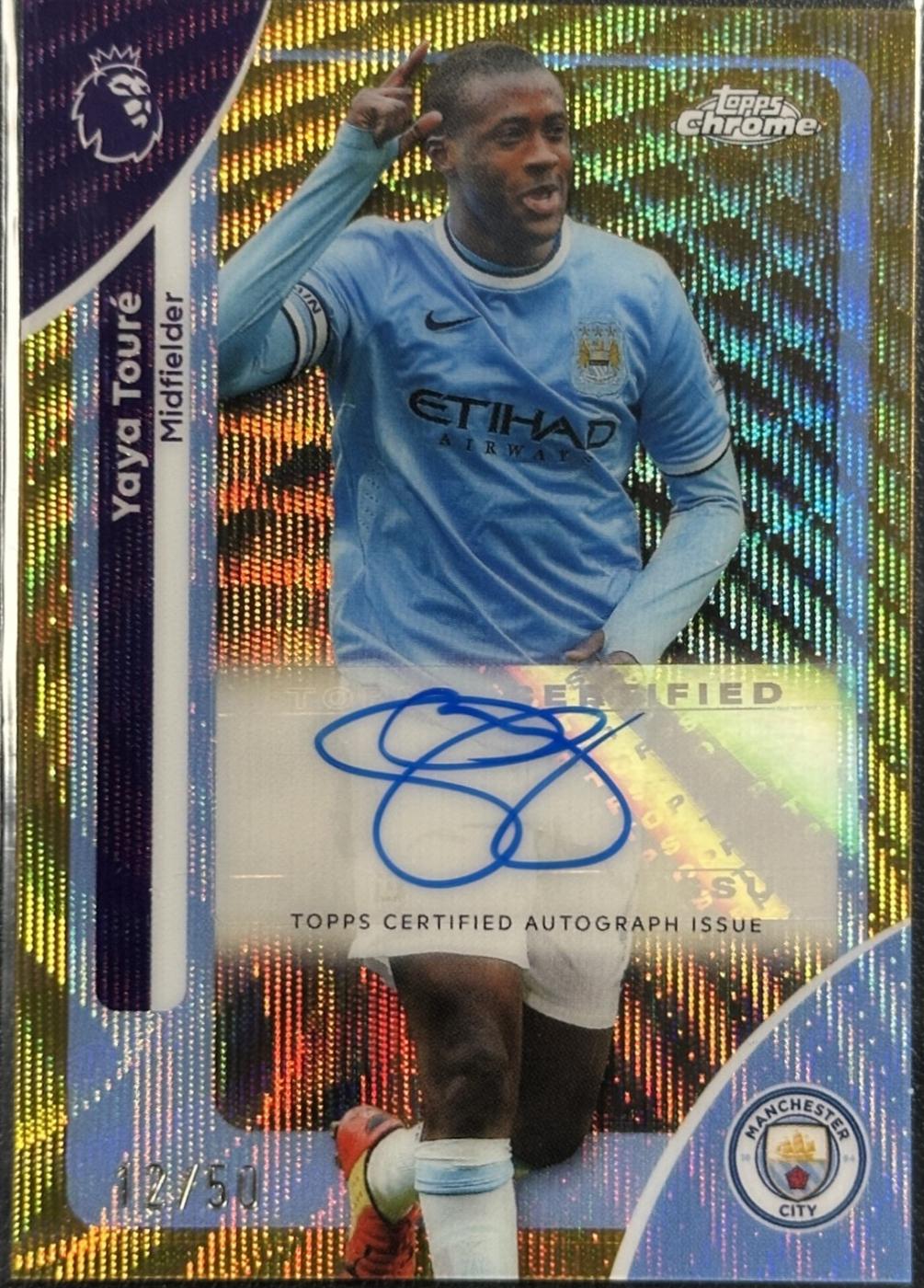 Yaya Toure [Gold Wave Refractor] #CA-YA