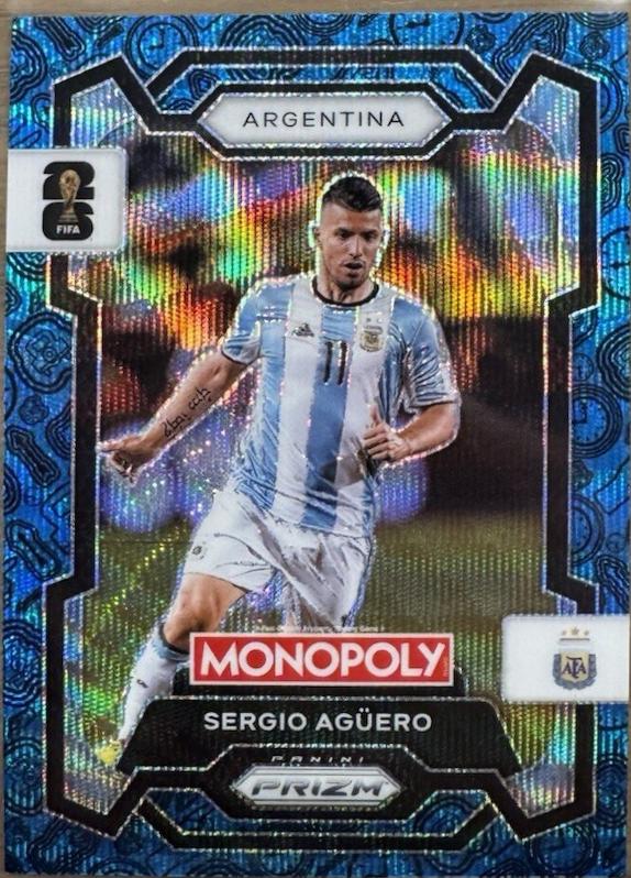 Sergio Aguero [Four Corners Blue Wave] #6