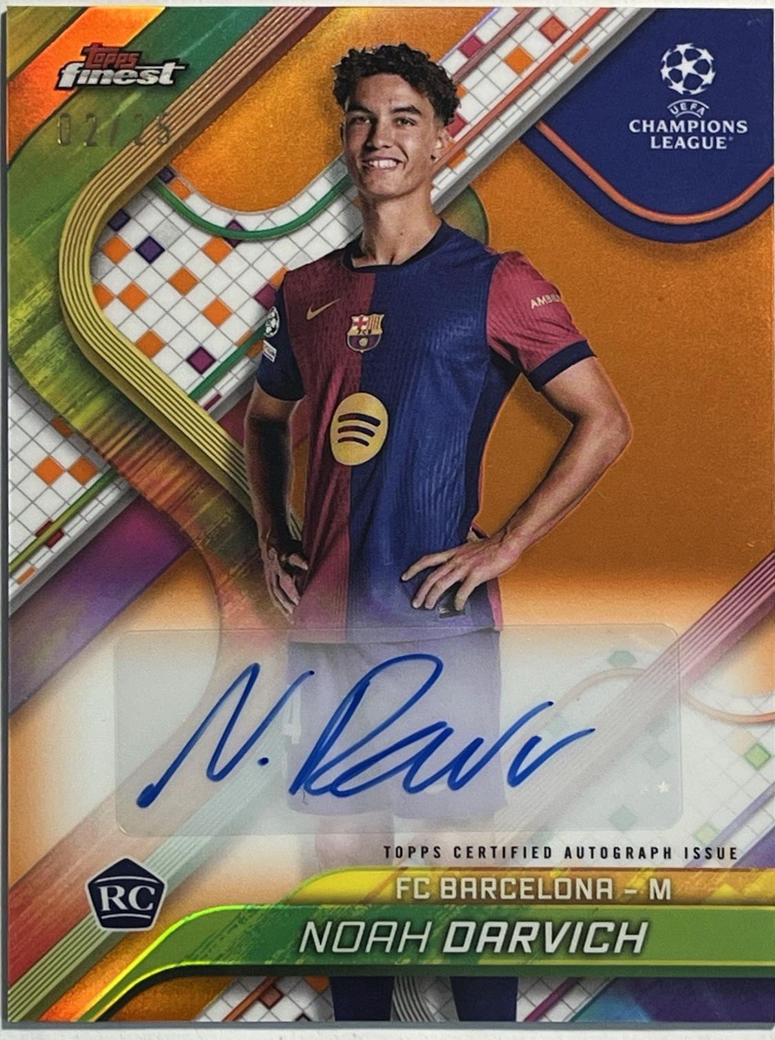 Noah Darvich [Orange Refractor] #BA-ND