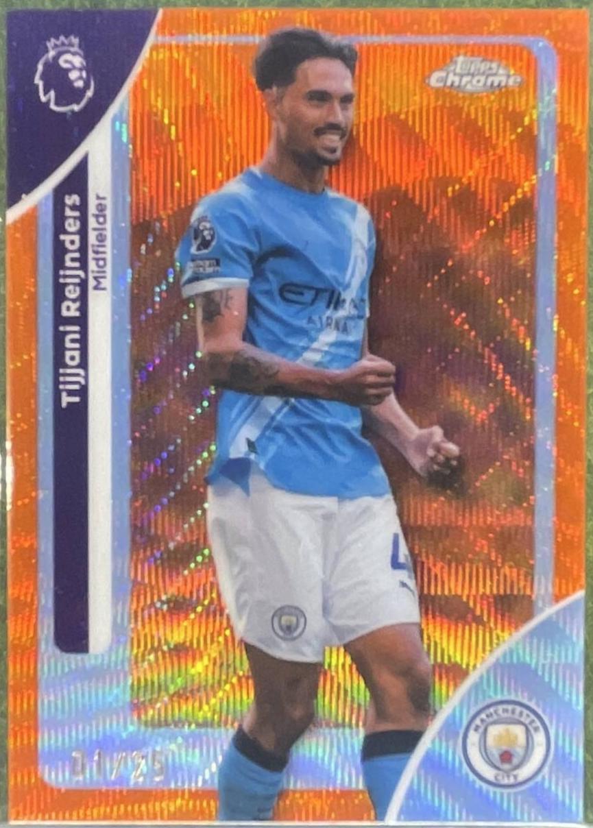 Tijjani Reijnders [Orange Wave Refractor] #122