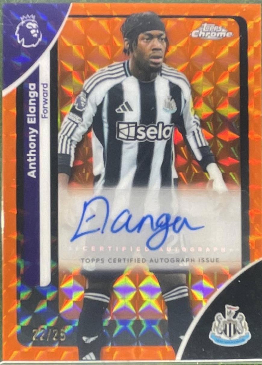 Anthony Elanga [Orange Geometric Refractor] #CA-AE