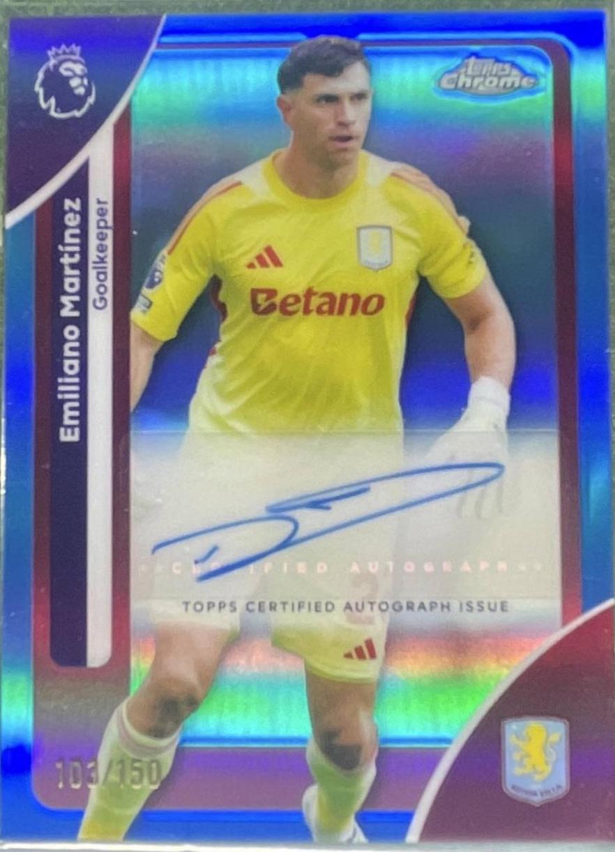 Emiliano Martinez [Blue Refractor] #CA-EM