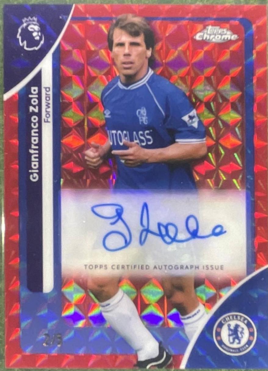 Gianfranco Zola [Red Geometric Refractor] #CA-GZ