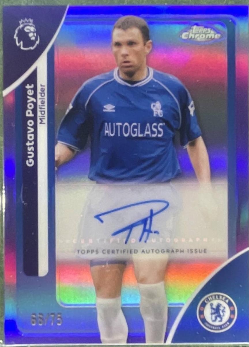 Gustavo Poyet [Purple Refractor] #CA-GP