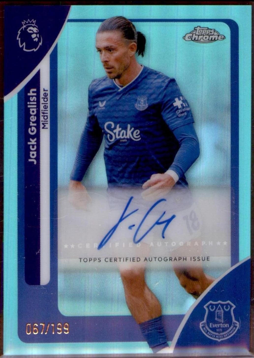 Jack Grealish [Aqua Refractor] #CA-GR