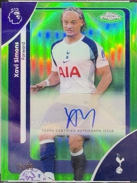Xavi Simons [Green Refractor] #CA-XS