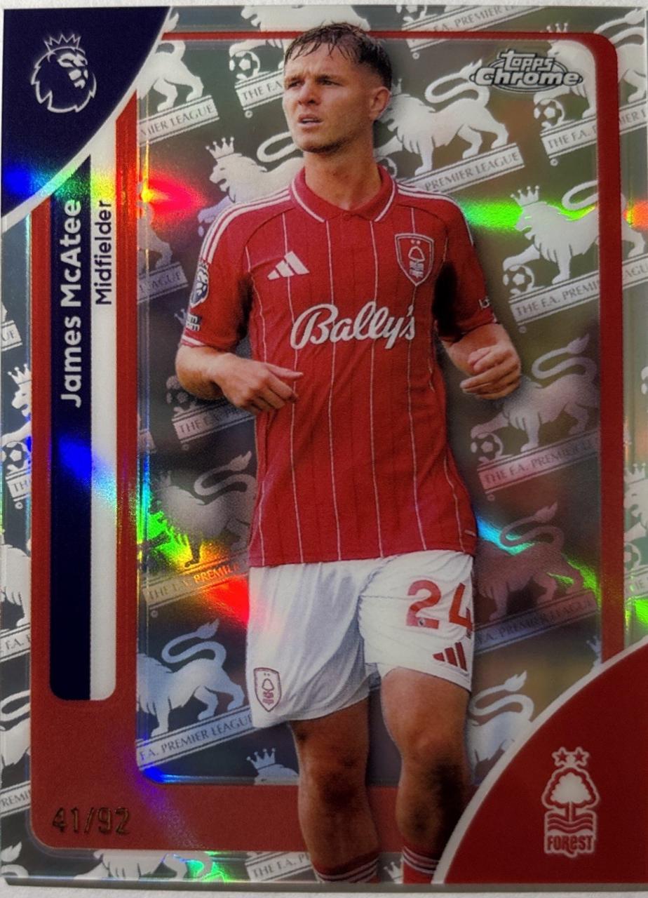 James McAtee [Premier League Retrofractor] #156