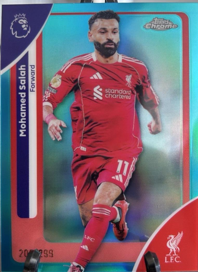 Mohamed Salah [Teal Refractor] #118