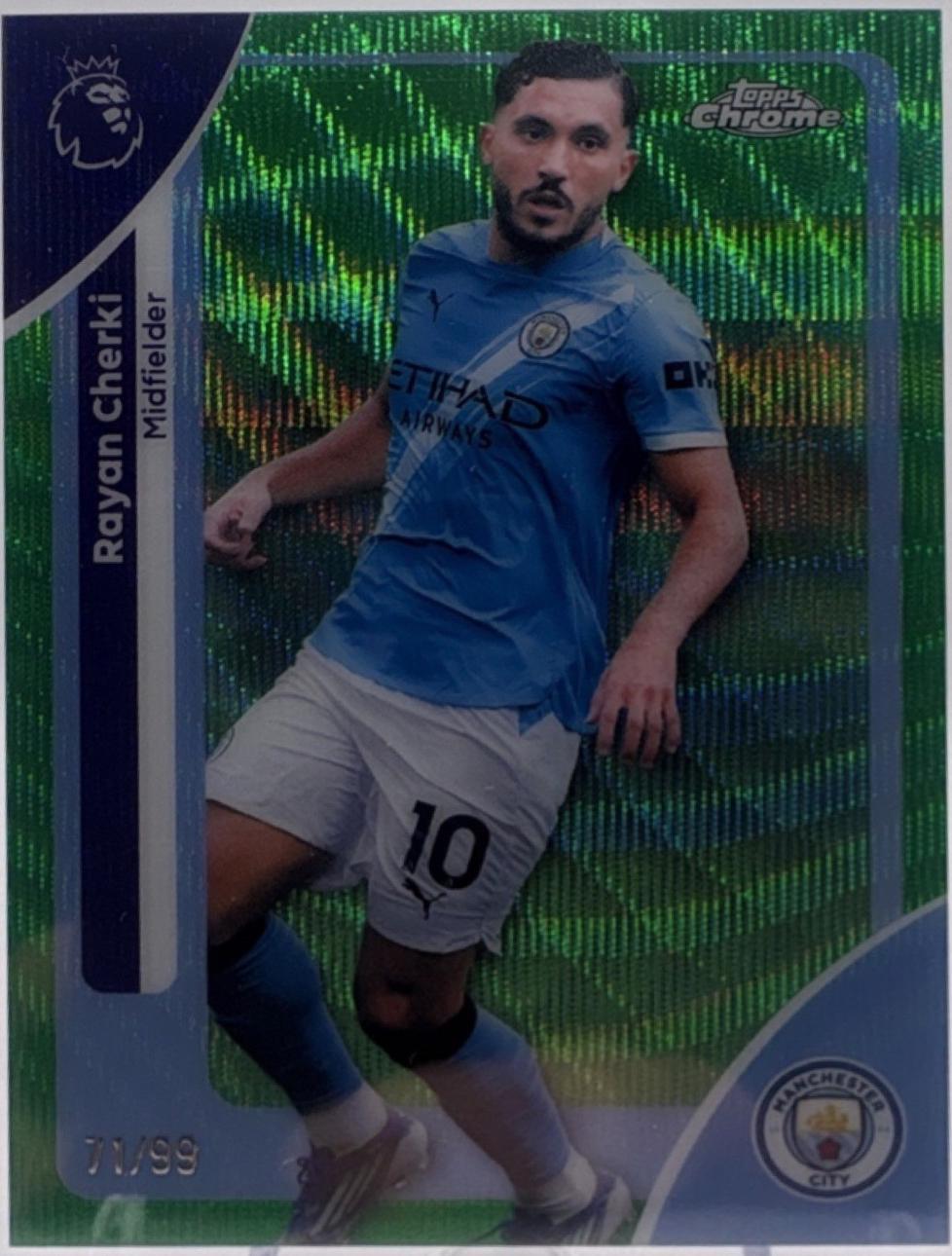 Rayan Cherki [Green Wave Refractor] #126
