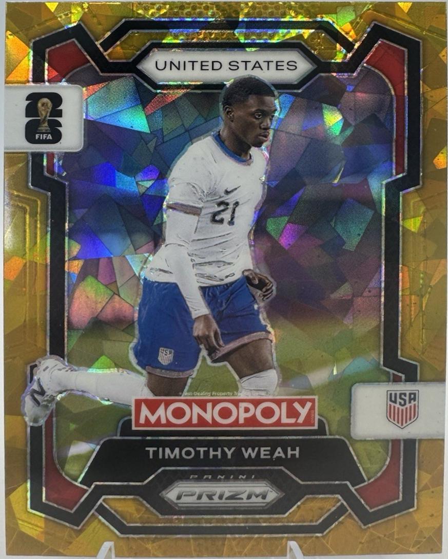 Timothy Weah [Gold Cracked Ice] #71