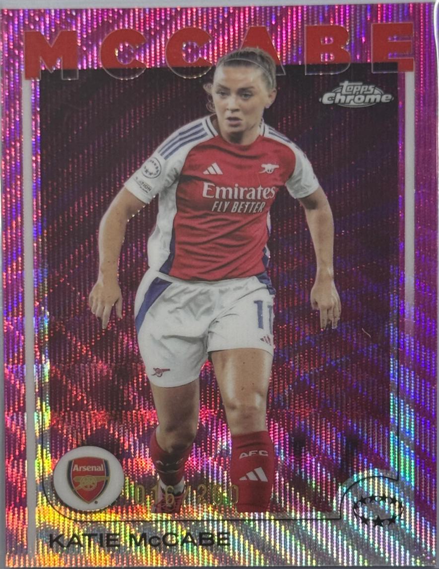 Katie McCabe [Pink Wave Refractor] #55
