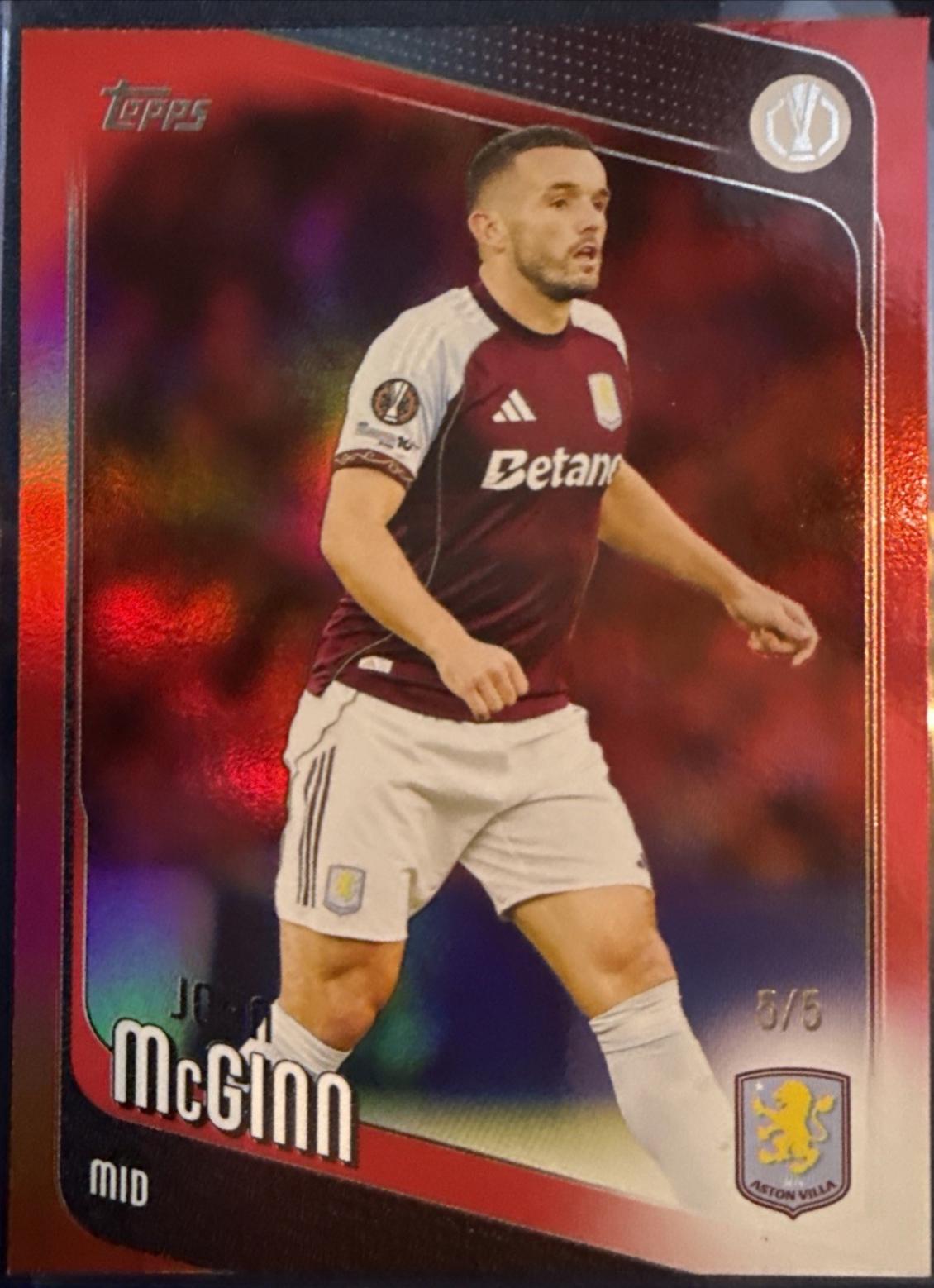 John McGinn [Red Foil] #28