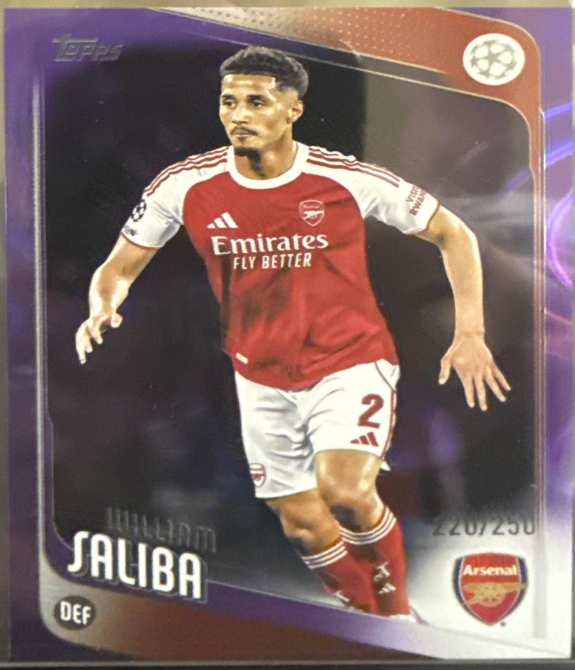 William Saliba [Purple Inferno] #113