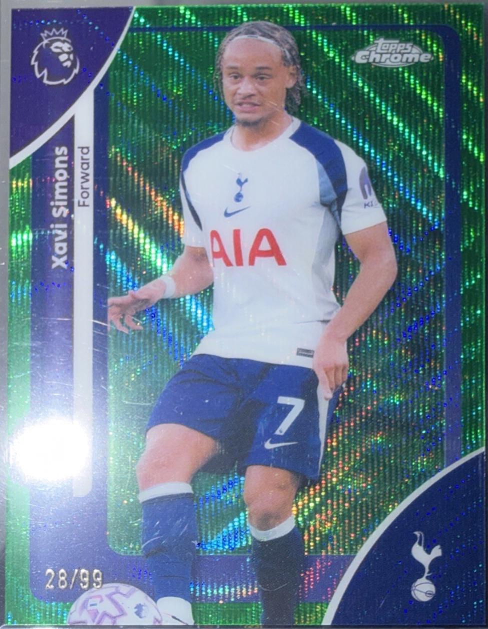 Xavi Simons [Green Wave Refractor] #175
