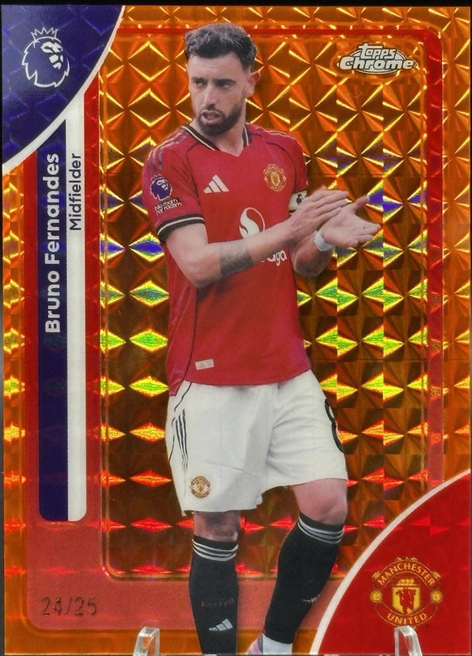 Bruno Fernandes [Orange Refractor] #CA-BF