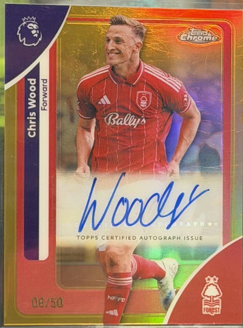 Chris Wood [Gold Refractor] #CA-CW