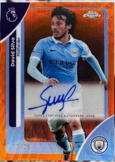David Silva [Orange Wave Refractor] #CA-DS