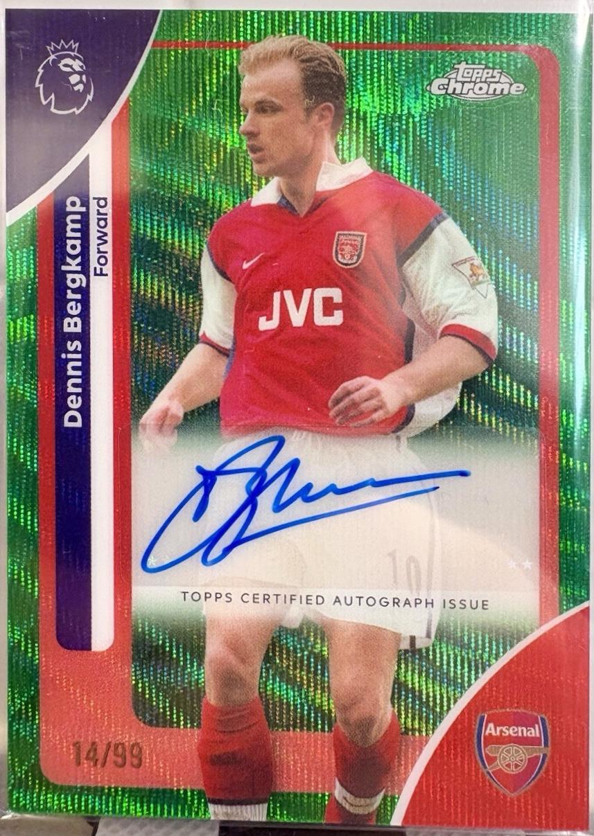 Dennis Bergkamp [Green Wave Refractor] #CA-DE