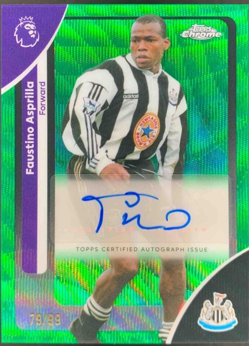 Faustino Asprilla [Green Wave Refractor] #CA-FA