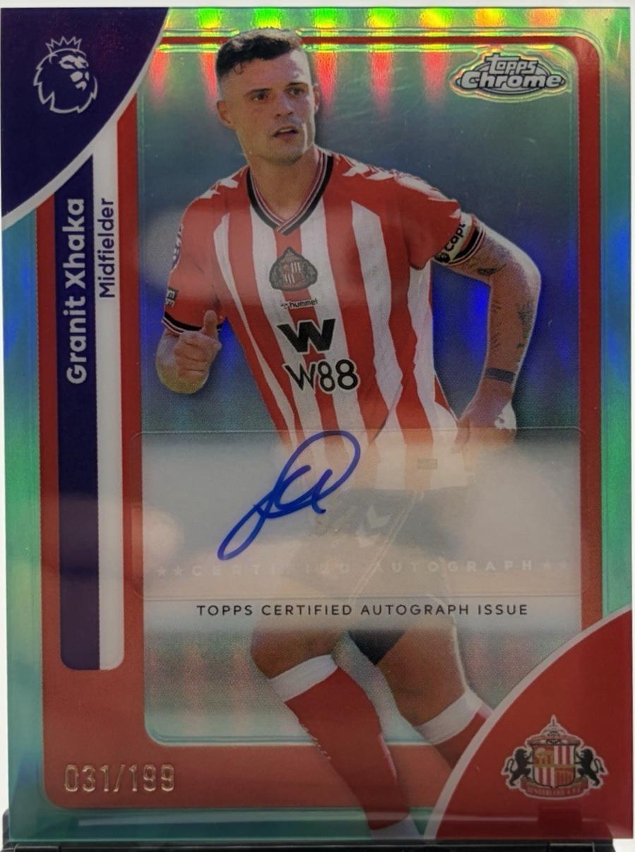 Granit Xhaka [Aqua Refractor] #CA-GX