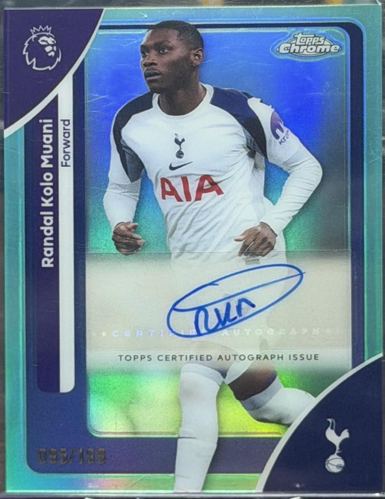 Randal Kolo Muani [Aqua Refractor] #CA-MI