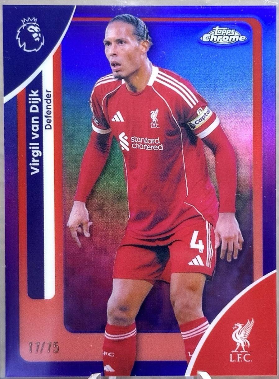 Virgil van Dijk [Purple Refractor] #116