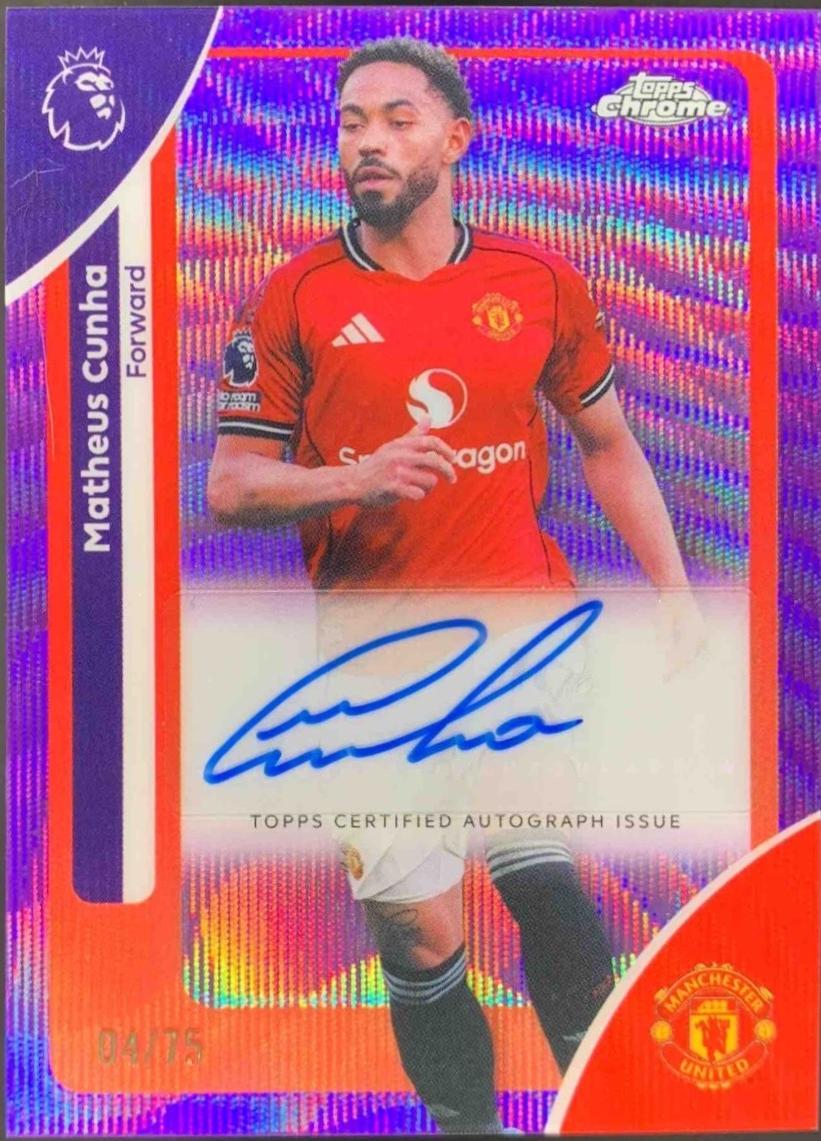 Matheus Cunha [Purple Wave Refractor] #CA-MC