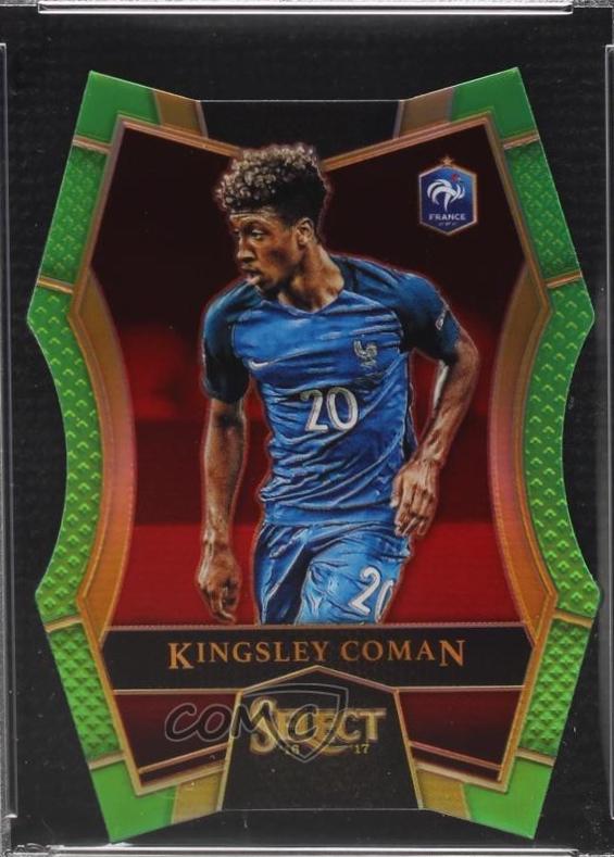 Kingsley Coman [Neon Green Prizm Die Cut] #112