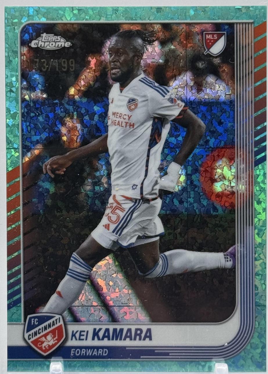 Kei Kamara [Aqua Mini-Diamonds Refractor] #102